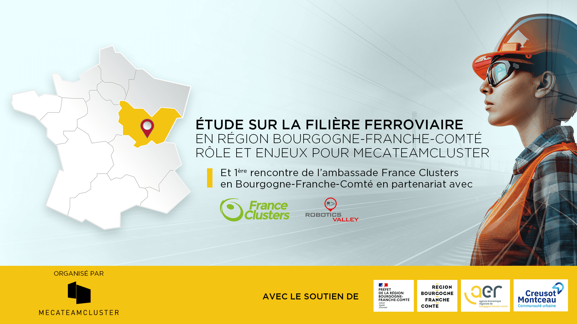 JOURNÉE FILIÈRE FERROVIAIRE EN BOURGOGNE-FRANCHE-COMITÉ MARDI 17 MARS